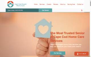 Cape Cod Angels Home Care website