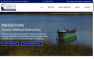 Cape Cod Divorce & Mediation, P.C. website