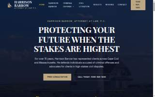 Harrison Barrow, Attorney at Law P.C. website