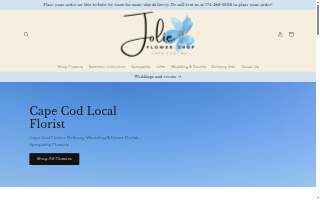 Jolie Flower Shop website
