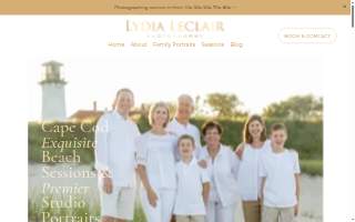 Lydia Leclair Photography website