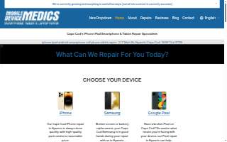 Mobile Device Medics of Yarmouth website