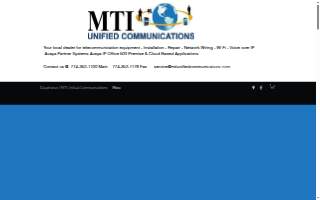MTI Unified Communications website