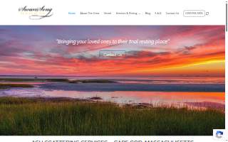 SwanSong Burial at Sea website