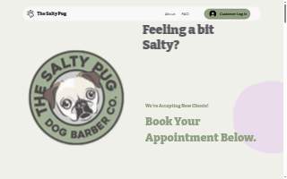 The Salty Pug website