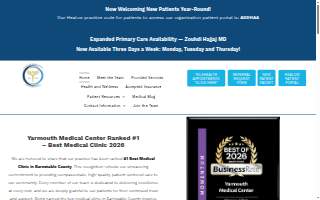 Yarmouth Medical Center website