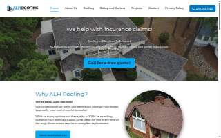 ALH Roofing website