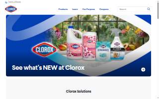 Clorox Company website