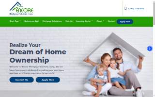 Encore Mortgage Solutions, Corp. website