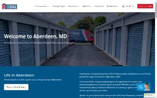Hardy's Self Storage website