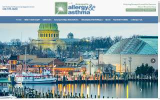Annapolis Allergy and Asthma, LLC website
