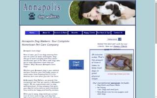 Annapolis Dog Walkers website
