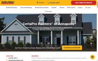 CertaPro Painters of Annapolis website