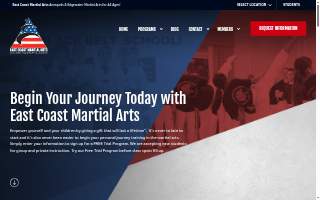 East Coast Martial Arts of Annapolis website