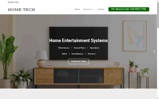 Home Tech Audio Video Concepts, Inc. website