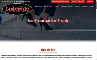 Lakeside Title Company of Annapolis website