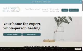 Meadow Hill Wellness of Annapolis website