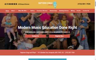 Naptown Sings and Plays! of Annapolis website