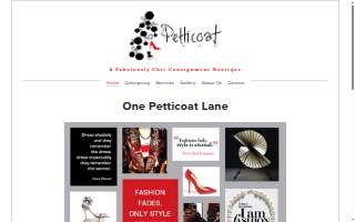 One Petticoat Lane website