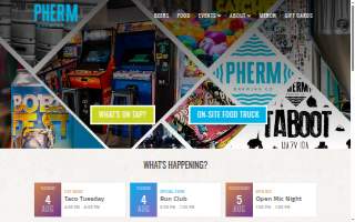 Pherm Brewing Company of Annapolis website