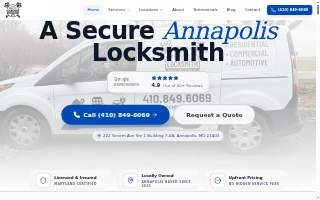 Secure Annapolis Locksmith website