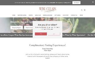 Wine Cellars of Annapolis website