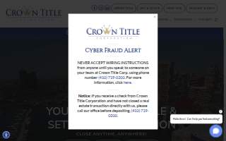 Crown Title Corporation website