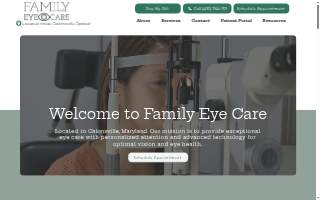 Dr. Bomse’s Family Eye Care website