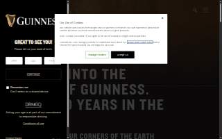 Guinness Open Gate Brewery of Arbutus website