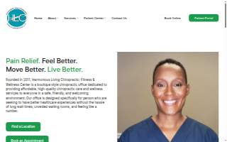Harmonious Living Chiropractic: Fitness & Wellness Center website