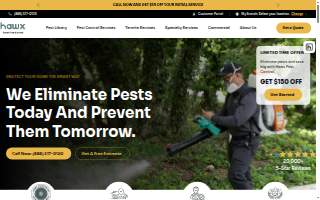 Hawx Pest Control of Menasha website