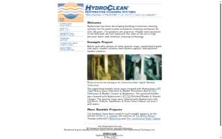 Hydro Clean website