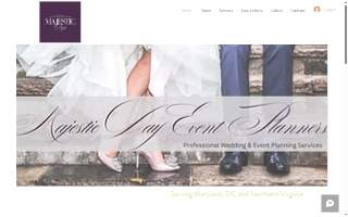 Majestic Day Event Planners of Arbutus website