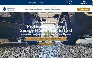 Stronghold Floors of Arbutus website