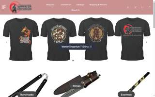 Warrior Emporium website