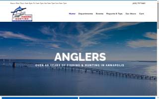 Anglers Sport Center of Arnold website