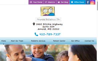 Arundel Pediatrics website