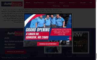 AutoStream Car Care Center of Arnold website