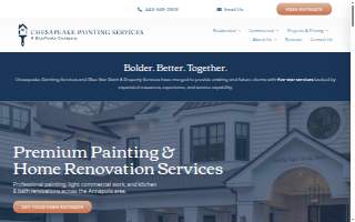 Chesapeake Painting Services website
