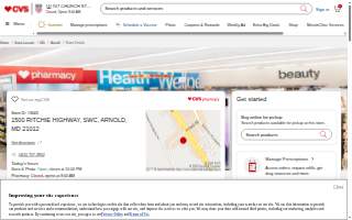 CVS of Arnold website