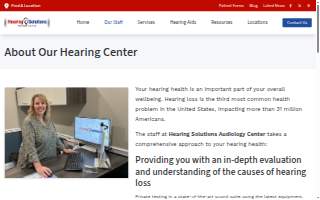 Hearing Aid Associates website