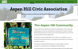 Aspen Hill Library website