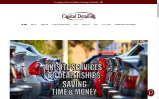 Capital Detailing of Aspen Hill website