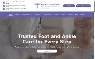Foot & Ankle Specialists of the Mid-Atlantic - Kensington, MD website