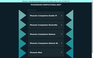 Phoenix Computers website