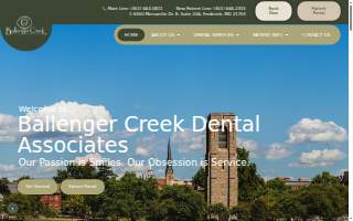 Ballenger Creek Dental Associates website
