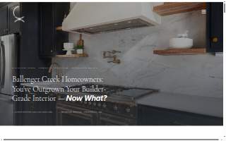 Christopher Zoltan Designs - Interior Design of Ballenger Creek website