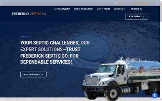 Frederick Septic website