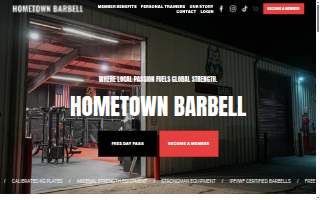 Hometown Barbell website