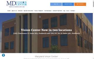 Maryland Vision Center website